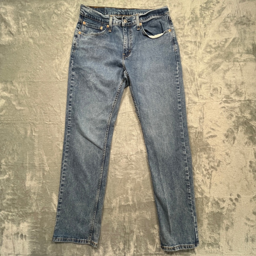 Levi's 559 Relaxed Straight Jeans‎ Mens 32x32 Blue Medium Wash Stretch Denim